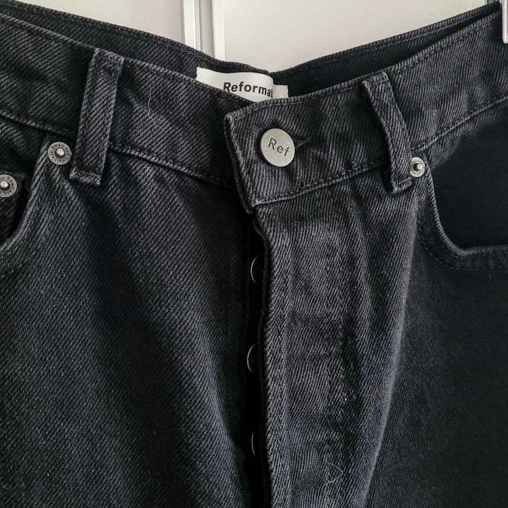 Reformation High-Rise Straight Leg Jeans